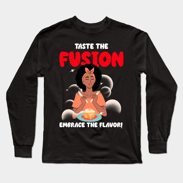 Food bloggers fusion and flavor Long Sleeve T-Shirt by Hermit-Appeal